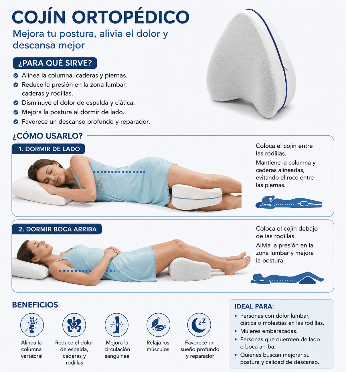 COJIN PARA CONTROL DE PRESION ESPALDA