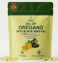 OREGANO OIL + BLACK SEED OIL 6000 mg (90 Sofgel)